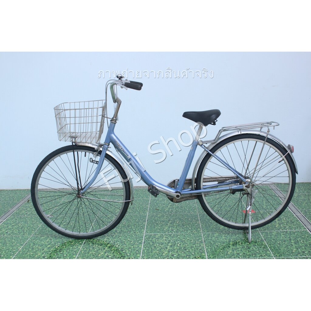 จักรยานแม่บ้านญี่ปุ่น - ล้อ 26 นิ้ว - ไม่มีเกียร์ - อลูมิเนียม - Miyata - สีม่วง [จักรยานมือสอง]