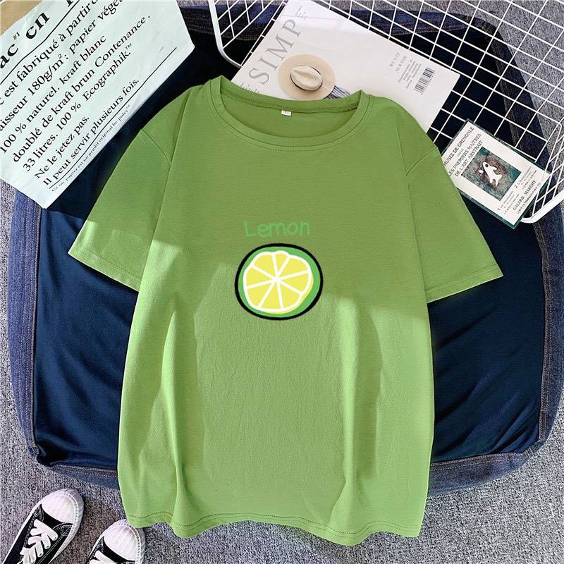 🔥 พร้อมส่ง ✨ เสื้อยืด คอกลม แขนสั้น ผ้าลื่นและนิ่ม ลายการ์ตูนน่ารัก 🐇 สวมใส่สบาย 🌼 #9025 - รูปที่ 3