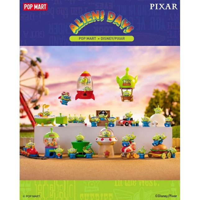 ⚡พร้อมส่ง⚡ แบบตัวแยก เอเลี่ยน - Toy story Aliens Days Series Blind box Disney - Pixar / Pop Mart