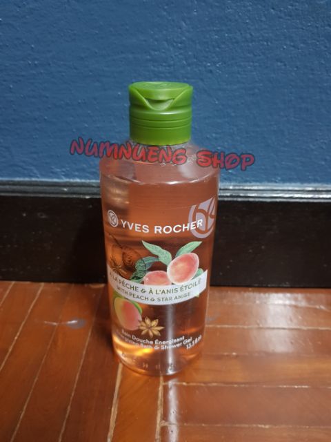 Yves Rocher Energizing Peach Star Anise Shower Gel 400 ml. สบู่เหลวกลิ่ ...