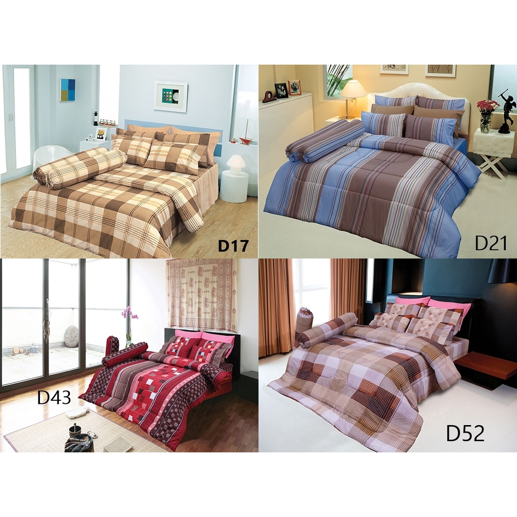 ผ้าปูที่นอน ซาติน Satin 3.5ฟุต 5ฟุต 6ฟุต D17 D21 D43 D46 D52 D55 D56 D58 D59 D63 D64 D66 D67 D68