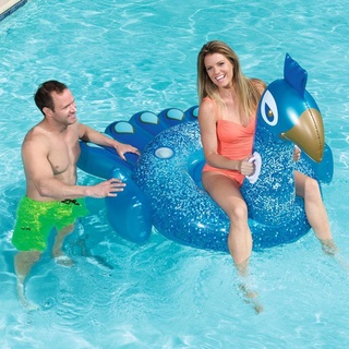 BestwayPeacock Shaped Inflatable Ride-On Float - Petrol Blue