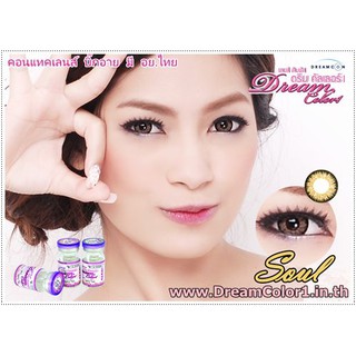 Soul Gray/Brown DreamColor1 รุ่น 3 โทนสี สุดฮิต!! ตัดขอบดำไม่หนามาก