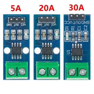 โมดูลเซนเซอร์ ACS712 โมดูล 5A 20A 30A Hall Current Sensor 5A/20A/30A ACS712