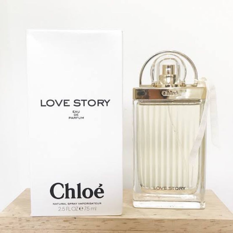 Chloe​ love​ story​ edt 75​ ml.​ กล่องเทสเตอร์สีขาว แท้100%