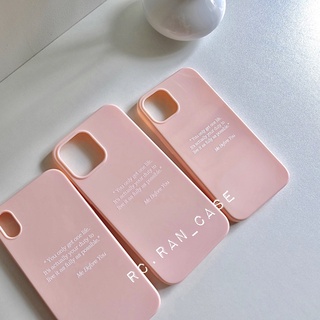 🪴Case พร้อมส่ง🪴เคสโทรศัพท์มือถือไอโฟนงานเคสเงารุ่นพิมพ์ตัวอักษร