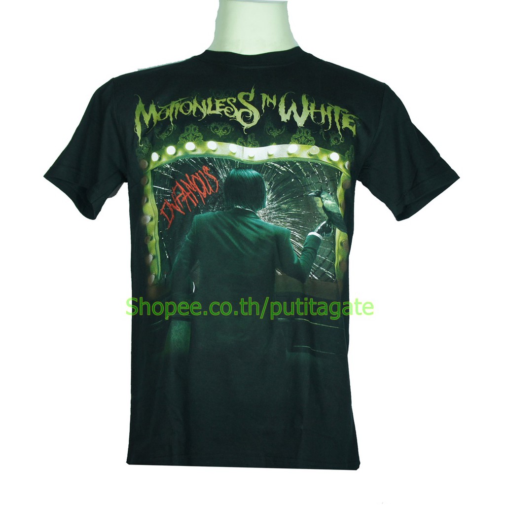 เสื้อวง Motionless In White เสื้อไซส์ยุโรป โมชันเลส อิน ไวท์ PTA1371 ...