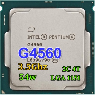 ⚡️CPU Intel G 4560 3.5GHz 2คอ4เทรด LGA 1151 ฟรีซิลิโคน1ซอง