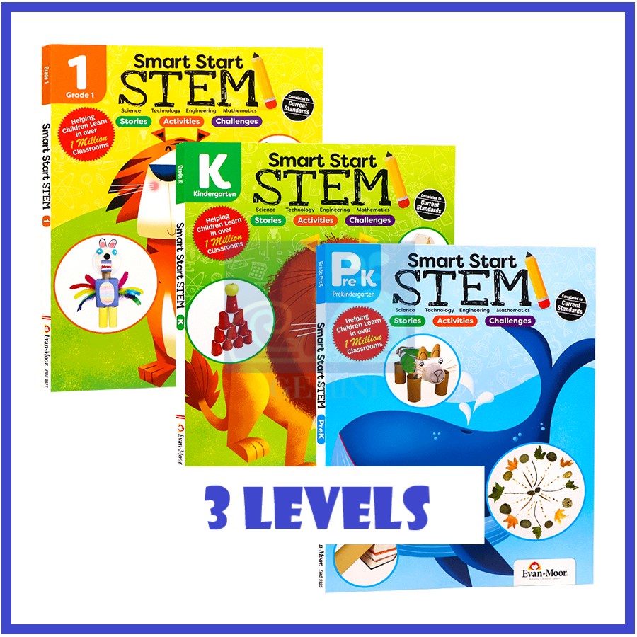 [3 ระดับ] หนังสือต้นกําเนิด SMART START BY EVAN-MOOR