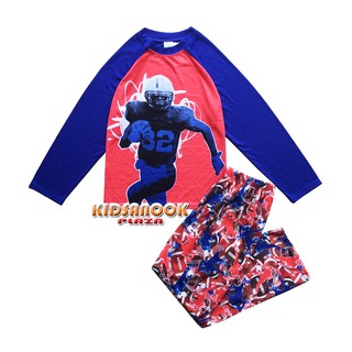 [แท้]PL209 ชุดนอน The Childrens Place รุ่น Boys Football Player Pajama Set ผ้ายืด เนื้อนุ่ม ใส่สบาย