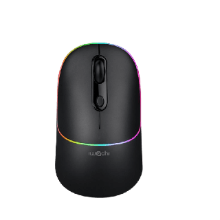 Iwachi I3 เมาส์ไร้สาย rechargable bluetooth mouse รองรับ 2.4G/BT5.0 แบตเตอรี่ในตัว 650mAh