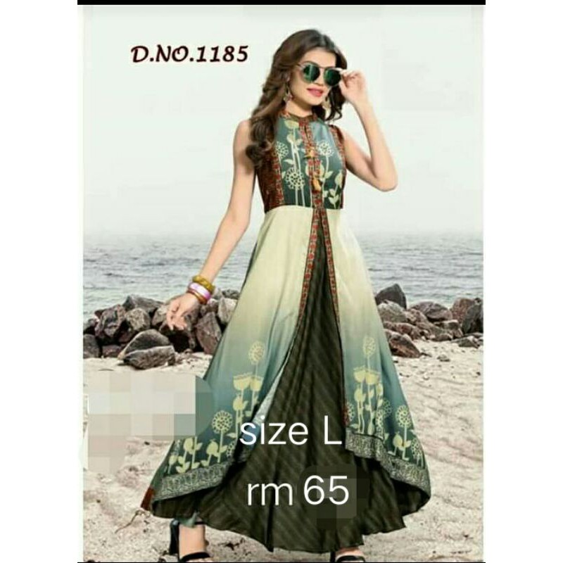 ยาว kurtis.... ไซส์ L, XL ,xxl