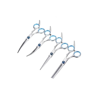 โปรโมชั่น : ⚡ส่ส่งไวจากไทย⚡กรรไกรตัดขนสัตว์เลี้ยง สุนัข แมว แบบโค้งขึ้นลง ขอบคม