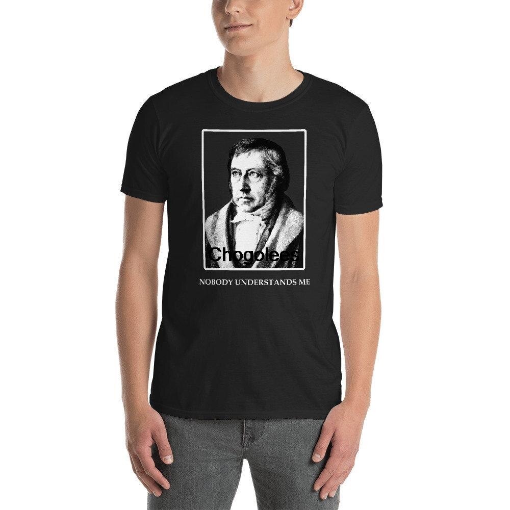 เสื้อปรัชญาตลก Hegel Nobody Understands Me (สีเข้ม)
