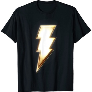 เสื้อยืดครอปเสื้อยืด พิมพ์ลายการ์ตูน DC Shazam Lightning Bolt สไตล์เกาหลี ระบายอากาศ สวมใส่สบายS-5XL