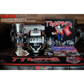 SHOEI Premium helmet x spirit lll Hickman Trooper Size M