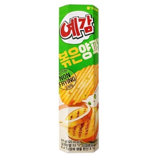 โอริออน เยกัม มันฝรั่งอบกรอบแบบแผ่น  รสหัวหอม ขนมเกาหลี Orion Yegam Potato Chip Non-Frying 64g