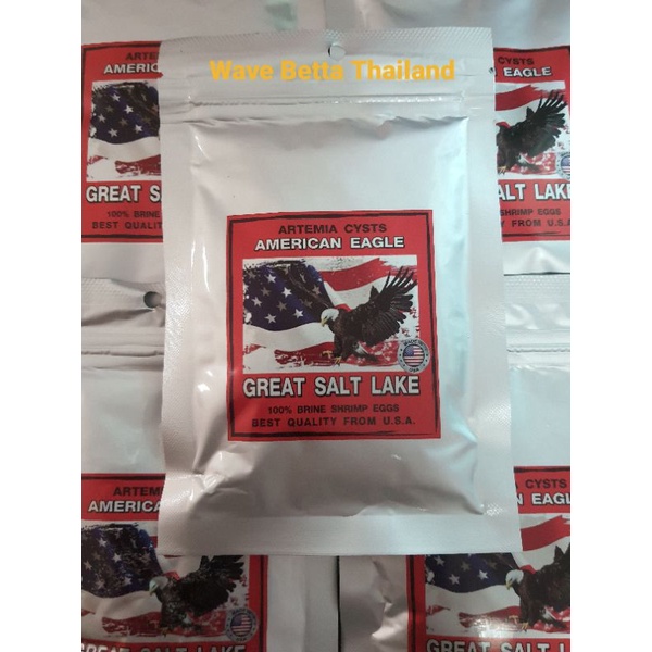 ไข่อาร์ทีเมียอย่างดี อเมริกัน อีเกิ้ล (American Eagle) อัตราการฟัก 95 % ขนาด 50 กรัม