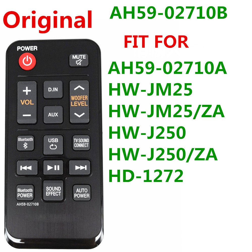 ใหม่ AH59-012710B สําหรับ Samsung ระบบโฮมเธียเตอร์รีโมทคอนโทรล HW-J250