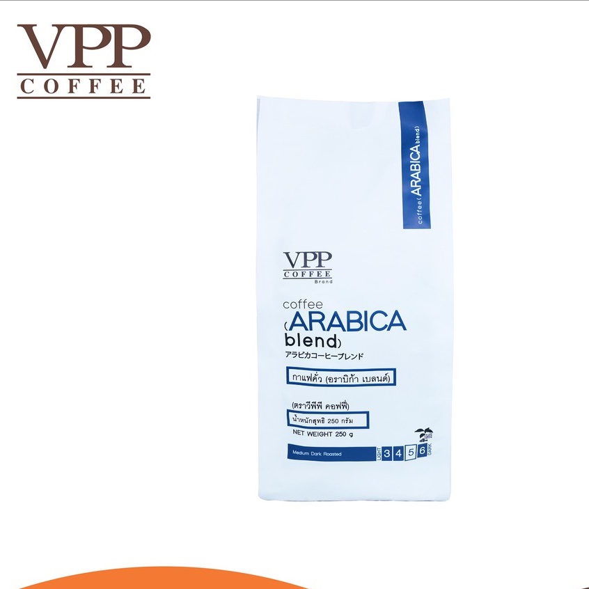VPP กาแฟคั่ว Arabica Blend ชนิดบด 250 กรัม