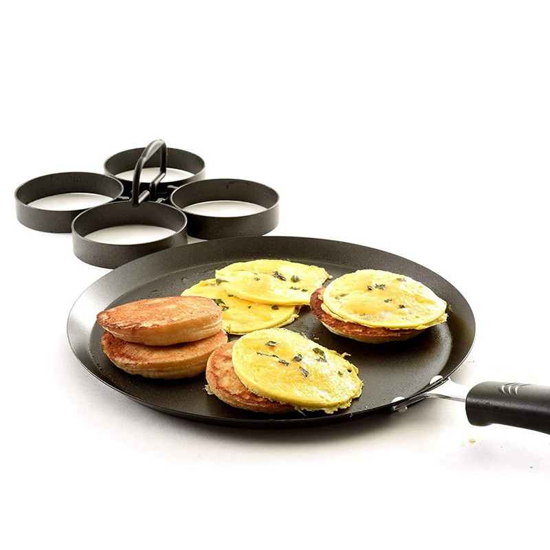Kitchenware Omelette Tool Non-Stick EggPancake Ring 4 Piece Set ...