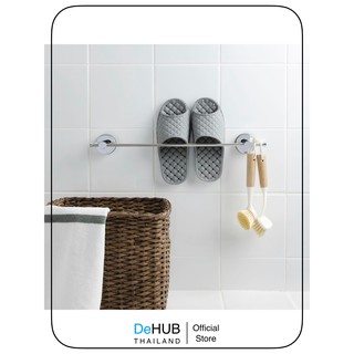 Towel Hanger Bar - S60 ตะขอแขวน ติดผนัง ไม่ต้องเจาะผนังให้เป็นรู สแตนเลส ตัวแขวน ตะขอแขวนอเนกประสงค์ ตะขอแขวนเสื้อตะขอติ