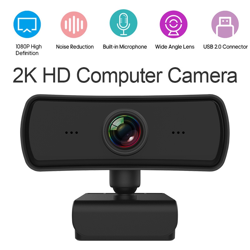 Webcam HDกล้องประชุมออนไลน์พร้อมไมค์ กล้องคอมพิวเตอร์ กล้องคอมพิวเตอร์ pc กล้องเว็บแคม อุปกรณ์การเรียนออนไลน์ กล้องมีไมค