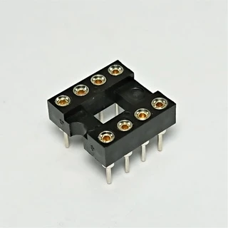 Socket IC ซ็อกเก็ตไอซี ขากลม 8 14 16 และ 20 ขา (ราคาต่อ 1 ชิ้น)