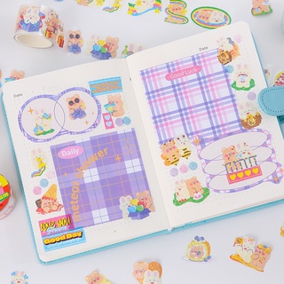 เทปลายการ์ตูน สไตล์เกาหลี 3 เมตร สําหรับตกแต่งสมุดภาพ DIY