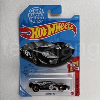 Hotwheels FORD GT-40 (Black Color and No 4)