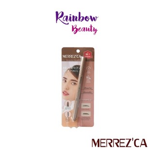 RainbowBeauty999:ใหม่!!merrezca HD Perfect Brow pencil หัวตัด เขียนง่าย เส้นคมชัด เมอร์เรซกา ดินสอเขียนคิ้ว 0.04g
