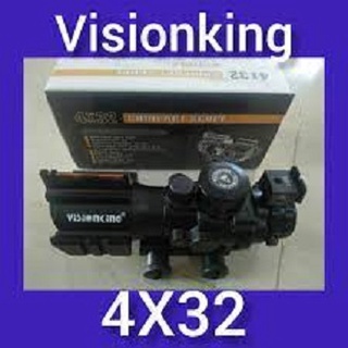 ฟิก visionking4x32 ฟรีไฟฉายคาดหัว+ฟรีระดับน้ำตั้งกล้อง