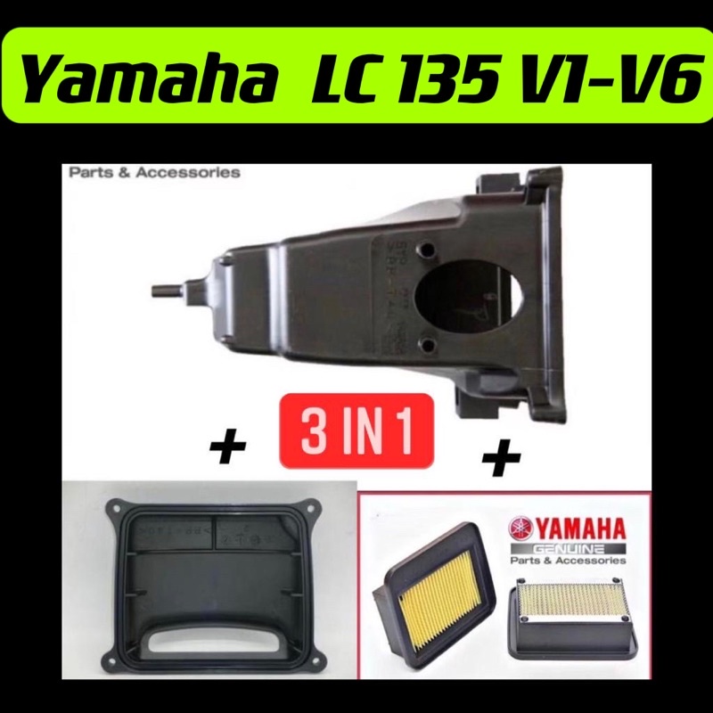 YAMAHA LC135 / LC135-II AIR CLEANER BOX (ST) // LC135 V1 V2 V3 V4 V5 V6 AIR FILTER BOX CLEANER BOX F