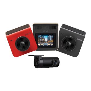 [2069 บ.โค้ด 2023MALL315] 70mai Dash Cam A400 2K WDR 145°FOV Rear Cam Night Vision กล้องติดรถยนต์ ความละเอียด 1440P Quad HD ควบคุมผ่าน APP รับประกันศูนย์ไทย 1ปี