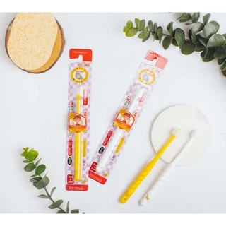 [แพ็คคู่x2]STB Higuchiเอสทีบี ฮิกูชิ Gentles tots-แปรง 360 องศา สำหรับเด็ก 0-3 ปี (ของแท้จากญี่ปุ่น) (STB do brush0-3y.)