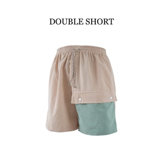 Jamanbkk Double short กางเกงขาสั้นลูกฟูก