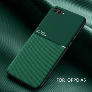 สําหรับ OPPO A7 A5s A3s F9 R15 Pro R11 R9s Plus A83 F9Pro R15Pro R11sPlus R11Plus R9s Plus เคสโทรศัพท์ แบบด้าน แฟชั่น แข็ง นิ่ม ป้องกันการกระแทก เคสกันกระแทก TPU ใหม่ เคสแม่เหล็ก