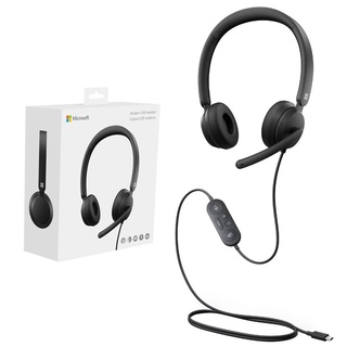 Microsoft Modern USB-C Headset (Certified for Microsoft Teams), I6N-00011