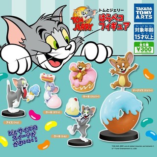 กาชาปองทอมแอนด์เจอรี่ ขนมหวาน ของแท้ 💯% Gachapon Tom and Jerry Hara Peco Figure Tom&amp;Jerry