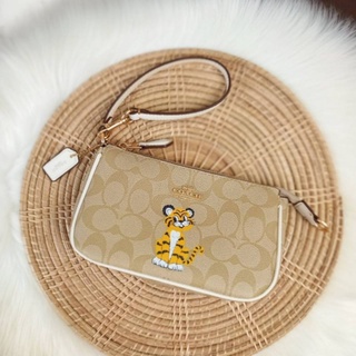 COACH NOLITA 19 IN SIGNATURE CANVAS WITH TIGER