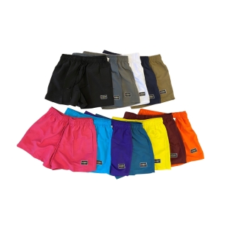 Easywears 🛒ขายส่ง ราคาโรงงาน กางเกงขาสั้น รุ่น-555 สีสันสดใส มีกระเป๋าข้าง เอวยางยืด