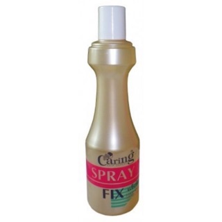 (พร้อมส่ง) แคริ่ง สเปรย์ ฟิกซ์  Caring Spray Fix (สูตร แข็งพิเศษ) ปริมาณสุทธิ  220 ml.