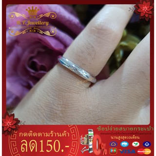 แหวนทองคำขาวแท้ White Gold แหวนเพชรแท้ แหวนคู่รัก สไตล์ โมเดิ้ล แหวนหมั่น แหวนแต่งงาน diamondrings by B.T. Jewellery