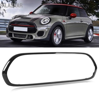 ALASKAR ฝาครอบรอบทิศทางกระจังหน้า สีดำเงา สำหรับ Mini F55 F56 F57 One Cooper S JCW 2014+