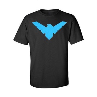 [COD]ใหม่ เสื้อยืดลําลอง แขนสั้น พิมพ์ลายกราฟฟิคแบทแมน Dc Nightwing สีดํา แฟชั่นฤดูร้อน 2022S-5XL