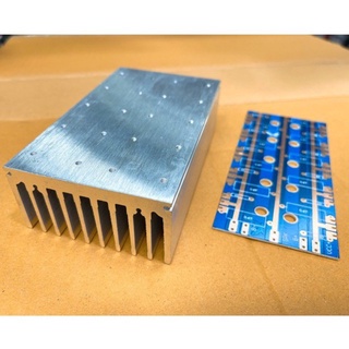 Heat Sink ฮีตซิ้งค์ รุ่นหน้ากว้าง3นิ้ว พร้อมปริ้นขนานทรานซิเตอร์