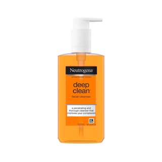 นูโทรจีนา เจลล้างหน้า ดีพ คลีน เฟเชียล คลีนเซอร์ 150 มล. Neutrogena Deep Clean Facial Cleanser 150 ml.