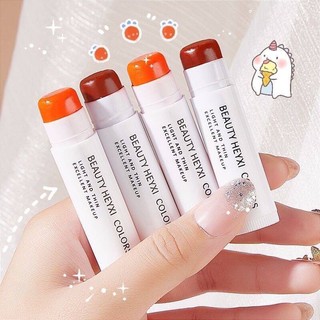 Beauty Heyxi&amp;Nicor Colors Lip Balm ลิปมันสีสวย ทาง่าย ช่วยเรื่องบำรุงฝีปาก✨พร้อมส่ง✨