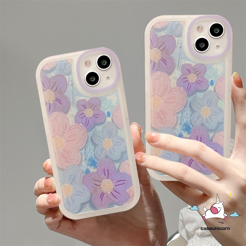 เคสโทรศัพท์มือถือแบบนิ่ม ลายดอกไม้ สไตล์เรโทร สําหรับ Samsung A14 A04s AA13 A12 A04 A32 A73 A03 A53 A33 A50 M32 M23 A20s A31 A23 A51 A10s A21s A11 A71 A30s A50s A52 A52s A72 A22 A03s M22 A02s A20 A30 S21FE F22