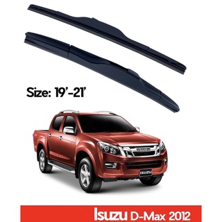 ที่ปัดน้ำฝน ใบปัดน้ำฝน ซิลิโคน ตรงรุ่น Isuzu Dmax 2012 ไซส์ 19-21 ยี่ห้อ CLASSIC กล่องขาวแท้